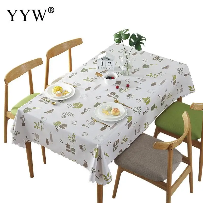  Pvc Tablecloth Waterproof Table Cover Rectangle Desk Cloth For Table Manteles Wipe Covers Table Car