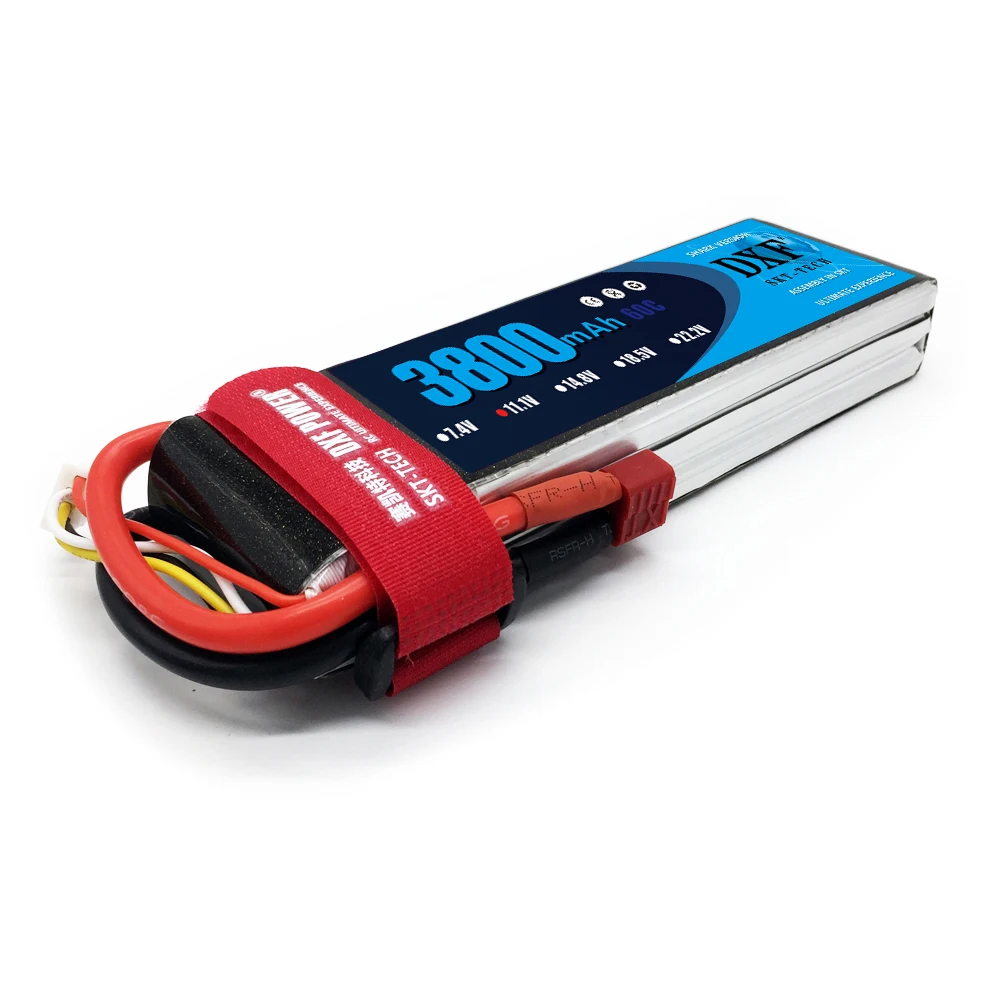 buying cheap DXF Lipo Battery 3S 11.V 3800mAh 60C Max120C
