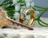 YGK Brand 8MM Golden Dome 33rd Degree Masonic New Men's Tungsten Carbide Wedding Ring 6