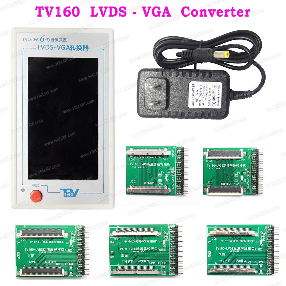 ЖК дисплей Vbyone LVDS в HDMI конвертер + 7 панелей адаптеров|Теле- и радиовещательное