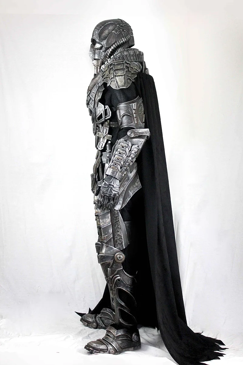 DC Anime Man of Steel Dru Zod General Zod Cosplay Full Set Helmet Shoes Cosplay Props Comic Party H