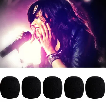 

Vococal 5 PCS/Set Handheld Stage Karaoke Sponge Microphone Windscreen Protection Wind Shield MIC Sponge Foam Cover Shield