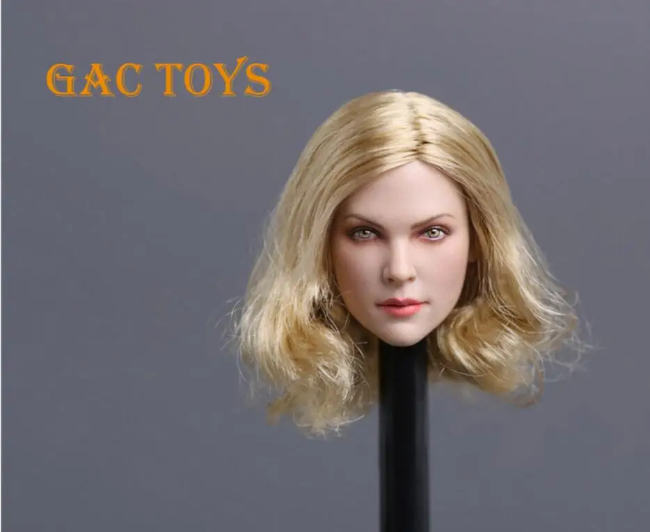 1/6 Female American Head Sculpt GC007A For Hot Toys Phicen Female Figure ❶USA❶ 