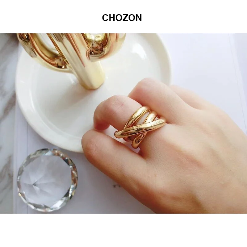 

vintage retro fashion cross multi-layer ring temperament personality heavy industry creative ring