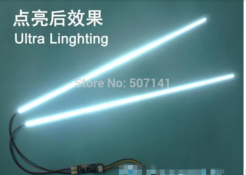 Free shipping 10PCS 490mm Adjustable brightness led backlight strip kit Update 22inch wide LCD CCFL panel 2