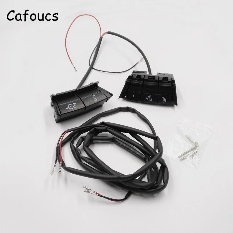 Cafoucs для Ford Focus 2 2005-2011 Автомобильный переключатель управления скоростью рулевого колеса кнопки круиз-контроля