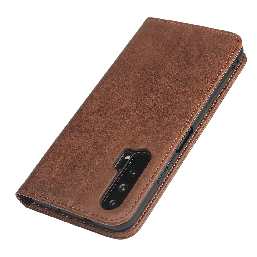 Capa de Couro para Huawei Honor 20 Capa Dobrável com Suporte para Cartão Estojo de Atração Magnética Capa para Huawei Honor 20 Pro Honor 20 Estojos dobráveis 8 Telefonia e Comunicação