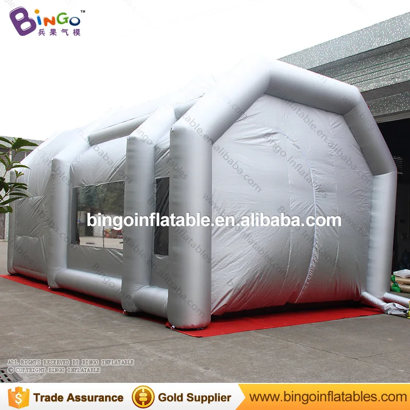  Free Shipping Inflatable Spray Paint Workshop Booth Tent High Quality 9x5.2x4.1 Meters Cabina de pi