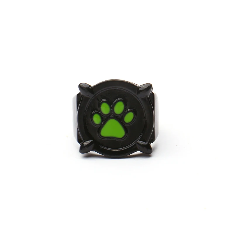 Chat Noir Green Pawprint Ring Miraculous Lady Bug Cartoon Jewelry Gift For Fan Cosplay Jewelry Wholesale Buy At The Price Of 45 00 In Aliexpress Com Imall Com