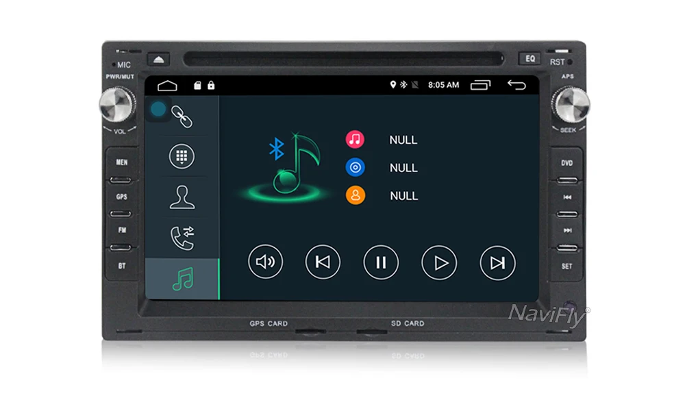 Excellent NaviFly 7" Android 7.1 Car DVD player gps navigation for VW/Volkswagen/PASSAT/B5/MK5/GOLF/POLO/TRANSPORTER 2G RAM 2din 4G LTE 13