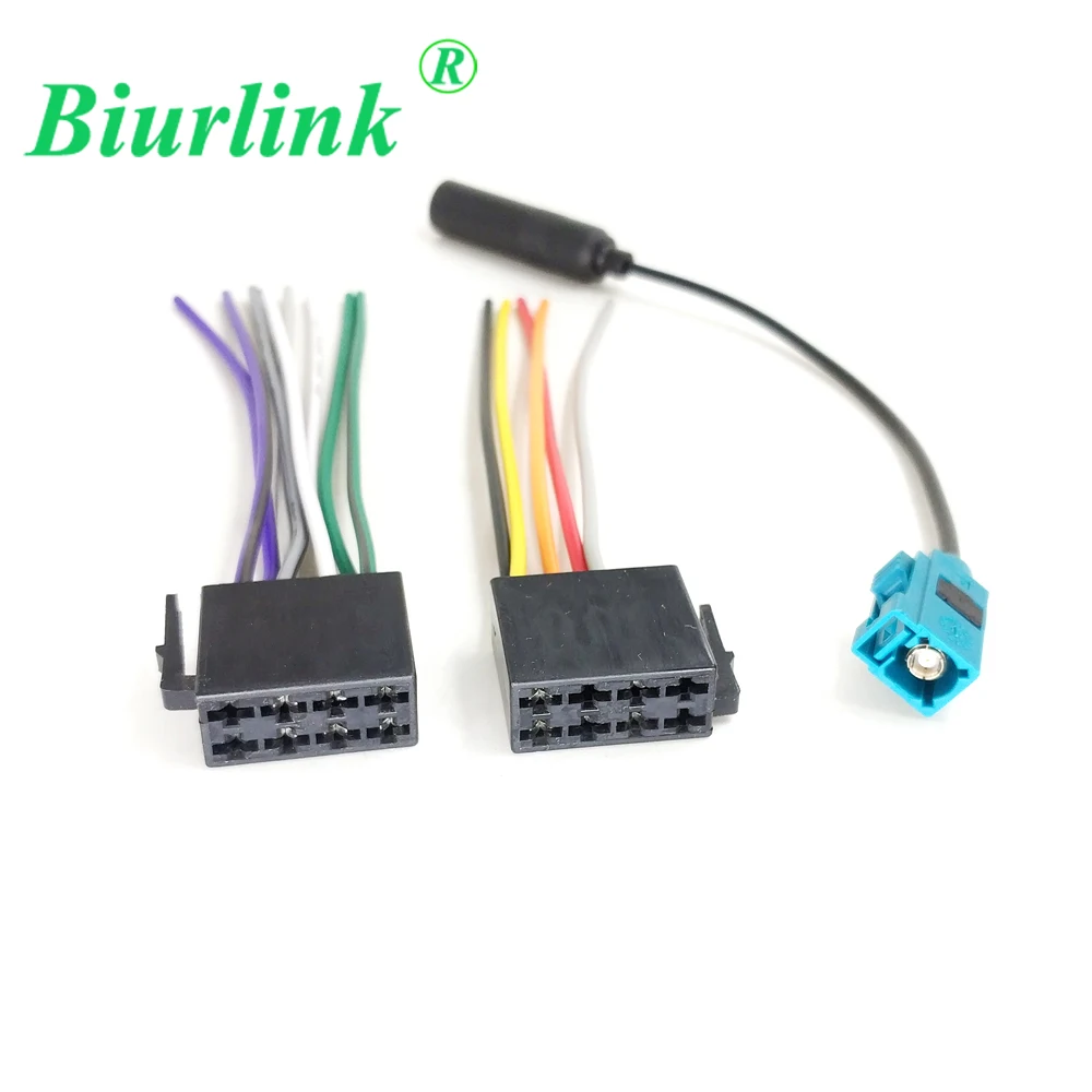 Buy Biurlink Car CD Changer ISO 16Pin Harness Adapter Cable for VW Skoda Radio
