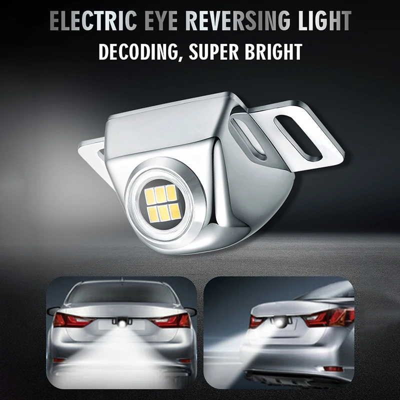 

hlxg Auxiliary Reverse Light Lamp 6000K Car Daytime Light Backup Tail Light Auto Led Bulb Motorcycle Reversing Lamp Car Styling