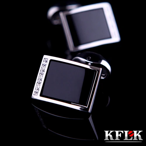 KFLK ювелирные изделия для мужчин бренд высокого качества Квадратные золотые запонки для рубашки Запонки Модный свадебный подарок Кнопка