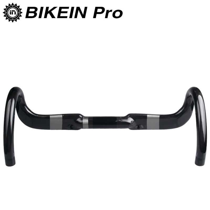BIKEIN Pro Carbon велосипедная ручка глянцевая черная дорожная профессиональная