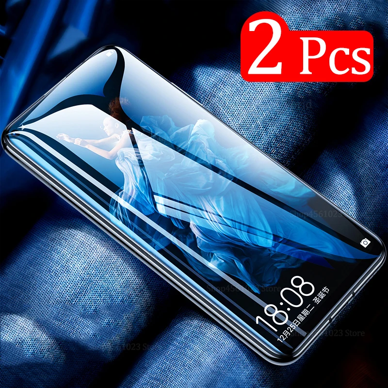 2 упаковки полное закаленное стекло для Huawei Honor 20i 20 Pro lite Защитная пленка экрана