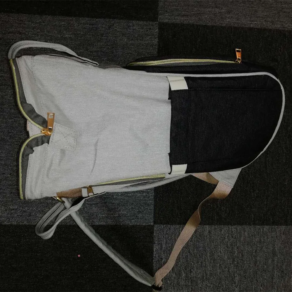 blue&black vertical stripe Mother&Baby bags07