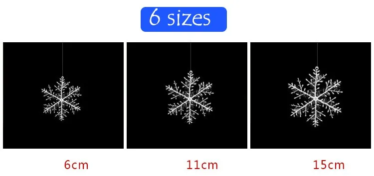 Рождественская елка украшения Рождественская Снежинка орнамент декоративный снег кулон рождественские принадлежности для детей 6 лет