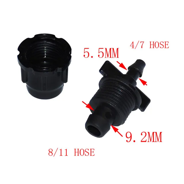 Wxrwxy Öntözés 3/8 Az 1/4 Szöges Csatlakozóhoz 8/11 - 4/7 Tömlőcsökkentő Barb Kerti Csepp Öntöző Tömlő 8 Db - Image 2