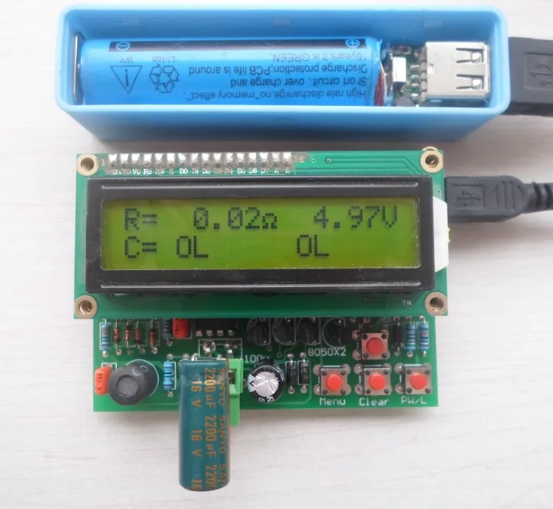 2018 ESR V2.0 METER Тестер транзистор digital LCR Meter diy kits|Интегральные схемы| |