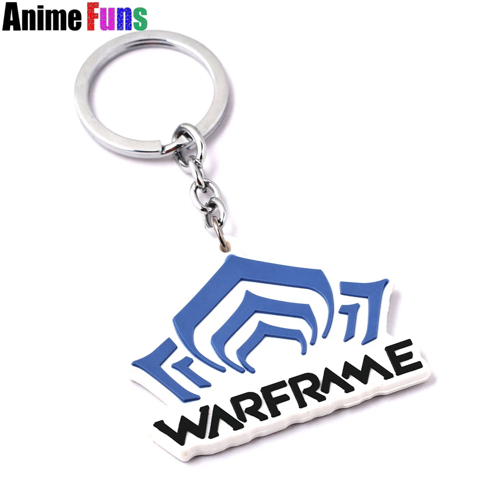 Игра Warframe силиконовый брелок-подвеска брелок на цепочку для ключей ювелирные изделия для сумки автомобиля аксессуары для ключей подарок