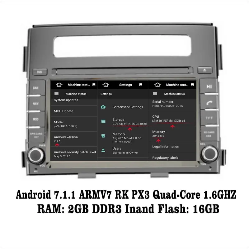 Flash Deal Liislee Android 7.1 2G RAM For Kia Soul 2012~2013 Car Radio Audio Video Multimedia DVD Player WIFI DVR GPS Navi Navigation 1