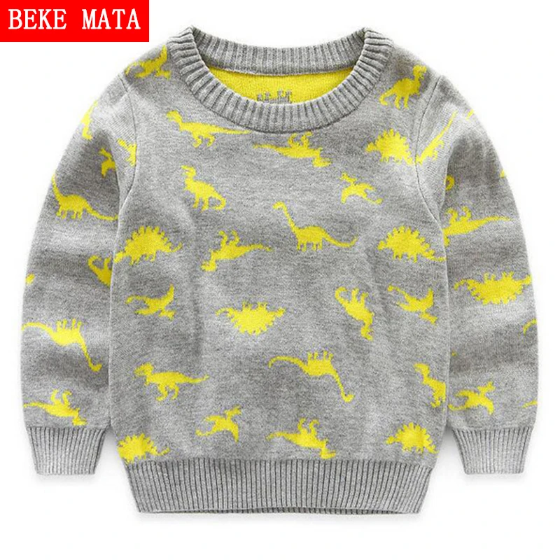 Compare Prices On Knit Toddler Sweater- Online Shopping/Buy Low BEKE MATA Knitted Toddler Boy Sweater Casual Spring 2017 Cartoon Dinosaur Pattern Warm Cotton Boys Sweaters - Compare Prices On Knit Toddler Sweater- Online Shopping/Buy Low