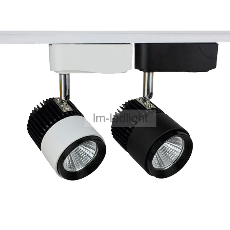 

3 wire LED Track lighting 5W 85-265V led nail lamps warm/day/cold white 3000K 4000K 6000K clothing store lighting free ship