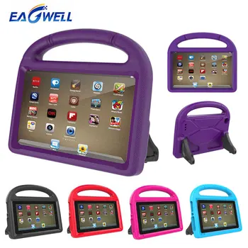 

Kids Shockproof Case For Amazon Kindle Fire HD 8 2016 2017 Released EVA Protective Case Tablet Stand Cover for Kindle Fire HD 8