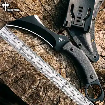 

voltron Outdoor tactical claw knife, special forces wild survival knife, wild outdoor karambit, hunting camping jungle knife