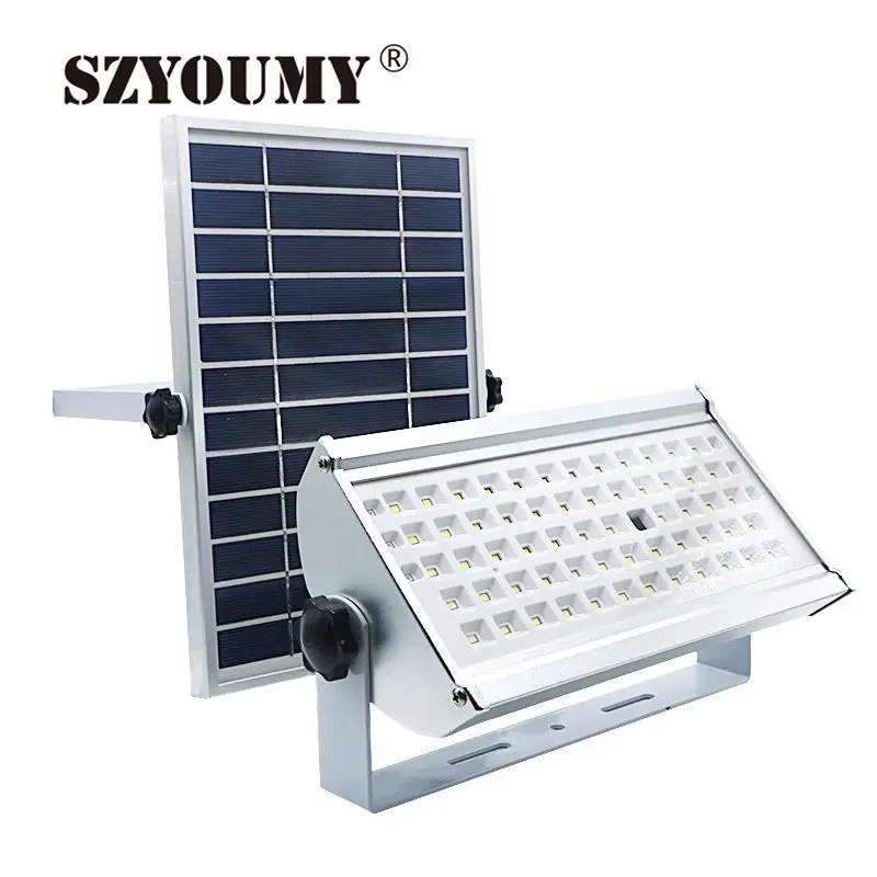 

SZYOUMY Solar Light Bright 65 LEDs 12W 46LEDs 6W Spotlight Wireless Outdoor Waterproof Garden Solar Powered Lamp With Remote