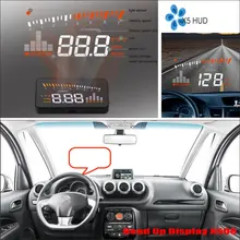 Автомобилей HUD Head Up Дисплей для Citroen C3 c5 c6-безопасного вождения Экран проектор inforamtion refkecting лобовое стекло