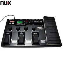 NUX MFX-10 моделирование Гитарный процессор гитарный эффект педаль рекордер для ударных 55 эффект 72 предустановка Многофункциональный