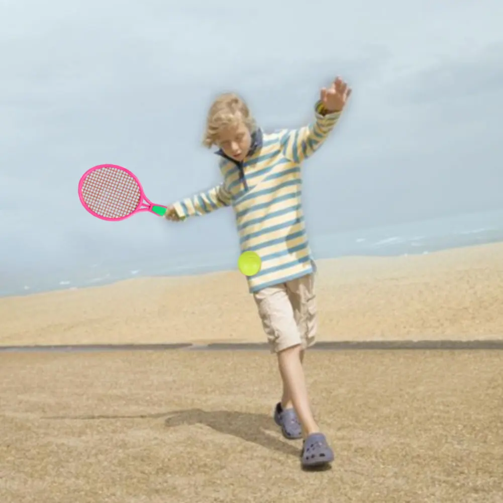 Пляжная Теннисная ракетка Детская спорт на открытом воздухе теннисные ракетки с бадминтон ракетка для мяча поставки теннис спортивные высокое качество