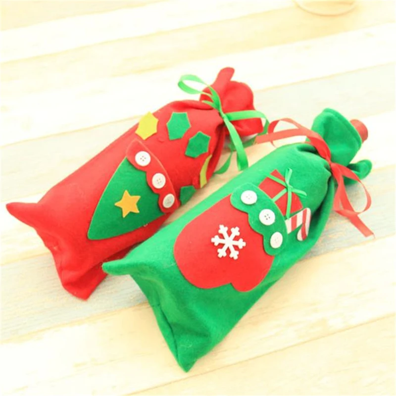 

New Arrival Wine Bottle Freezer Bag Chilling Cooler Ice Bag Beer Cooling Gel Holder Carrier Portable liquor Santa Claus Tools #F