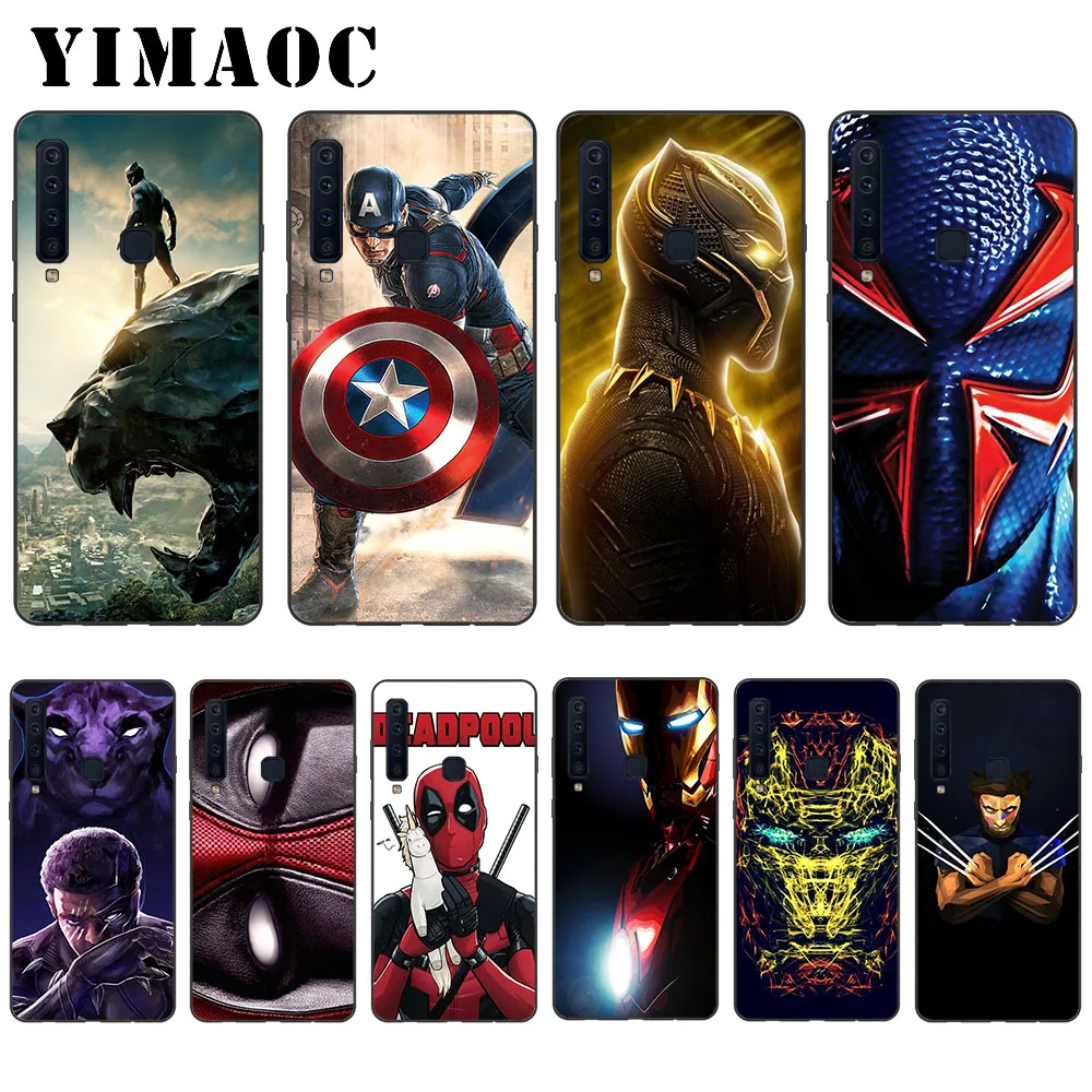 

YIMAOC Marvel Super Huper Soft Case for Samsung Galaxy A3 A5 A6 A7 A8 A9 Plus Note 8 9 A10 A30 A40 A50 A70