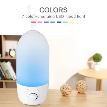 

Ultrasonic Air Humidifier Essential Oil Diffuser Mist Maker Fogger Air Cleaner Moisturize Air Purifier for Home Vaporizer Steam