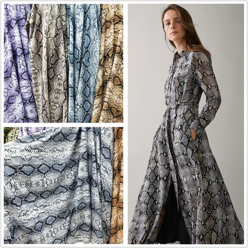

Chiffon Printing Fabric Creative Geometric Printing Fabric in Summer Chiffon fabric Floral printed chiffon Dress fabric