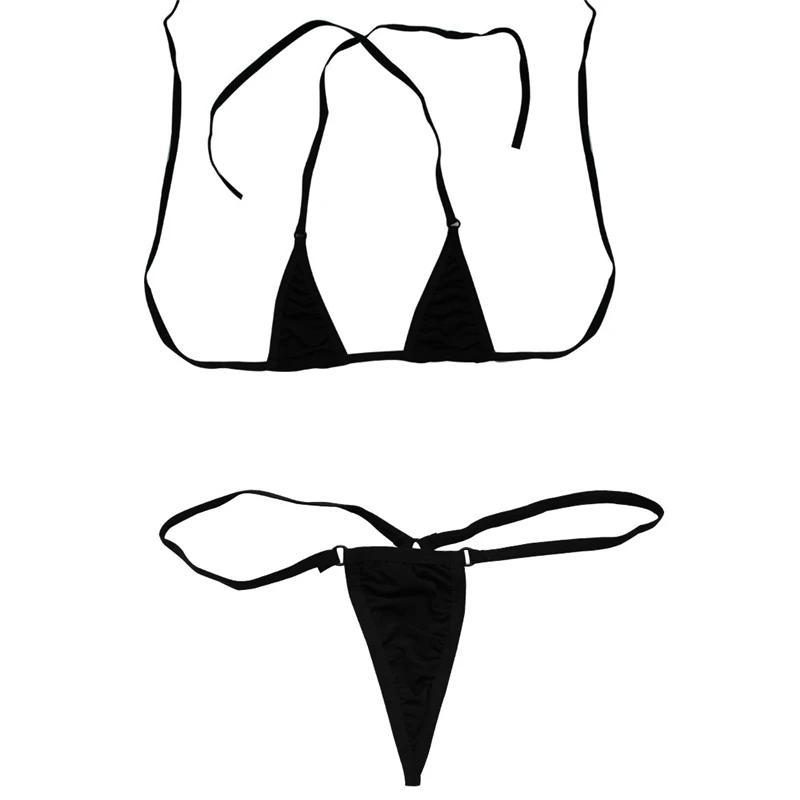 Высококачественный сексуальный микро мини-бикини, Женский эротический прозрачный купальник, купальный костюм, Крошечные стринги, бикини, пляжная одежда