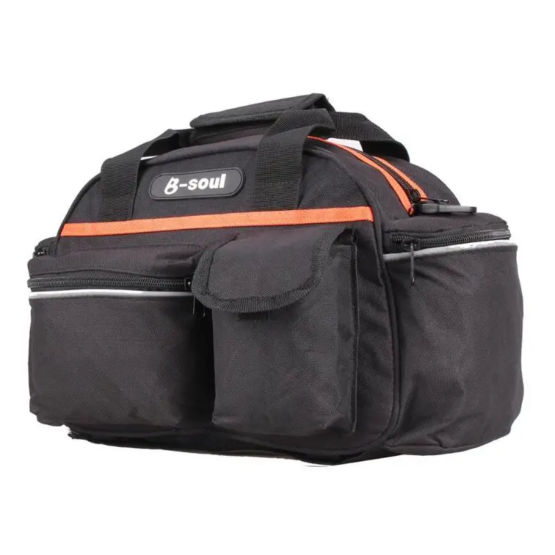 Cheap 15L Bicycle Bike Bag Rear Seat Rack Trunk Bag For MTB Bike Saddle Bags Storage Case Pouch for Luggage Carrier  Road Bike Bags 9