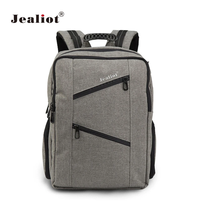 

Jealiot 2 in 1 Multifunctional dslr Camera Backpack large photo lens Bags laptop waterproof shockproof digital camera rain cover