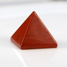 30 мм натуральный красный яшма камень пирамида из кристалла кварца целительная Рейки чакра