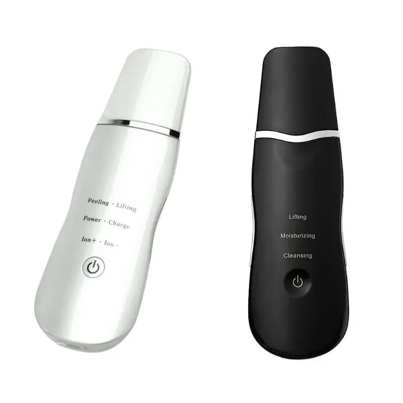 Portable Rechargeable Ultrasonic Vibration Face Skin Scrubber Massager Facial Cleaner Peeling Blackhead Removal Exfoliating Pore Portable Rechargeable Ultrasonic Vibration Face Skin Scrubber Massager Facial Cleaner Peeling Blackhead Removal Exfoliating Pore