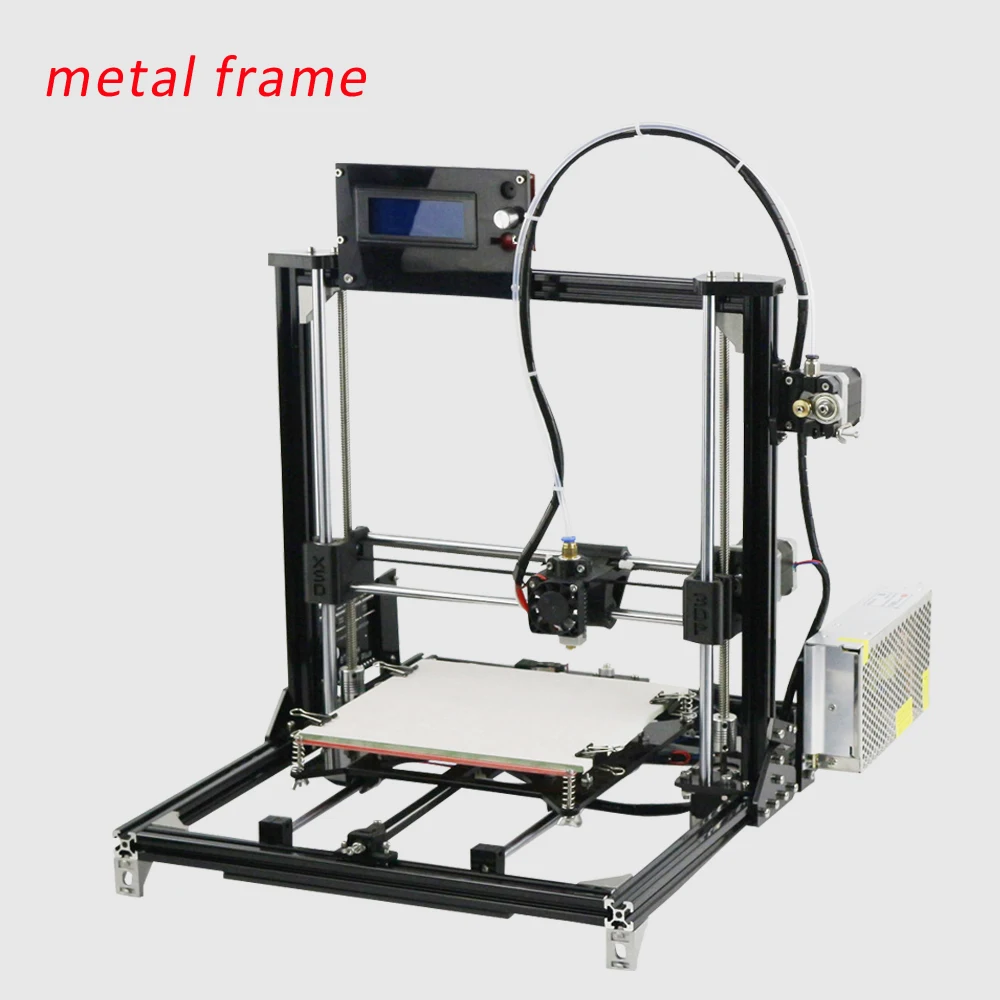 High quality 3D Printer 3D Printer DIY Kit ABS PLA filament printer with SD card LCD one roll Filament for Free