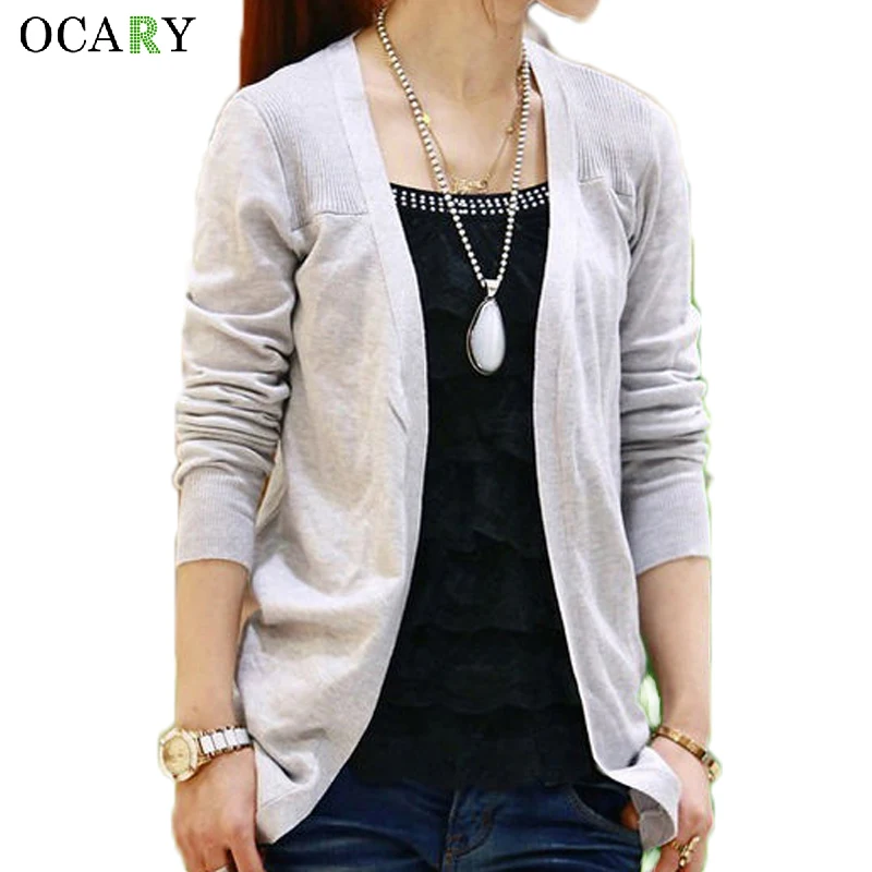 Knitted Long Cardigan Crochet Sweater Female Summer Cardigans Big Size Sueter Blusas Maglioni Donna Gilet Manche Longue