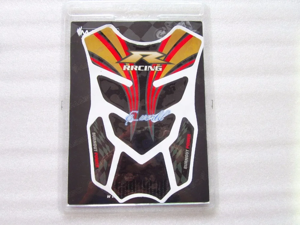 Red New Motorcycle Gas Tank Pad Sticker Decal Fuel Tank Cover Pads