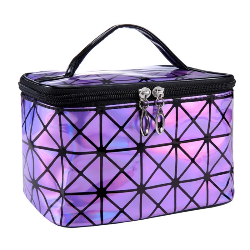 كبير قدرة طوي المكياج مستحضرات التجميل تخزين حاوية علب حقيبة مضمد الحمام التجميل ماكياج المنظم السفر استخدام المنزلي