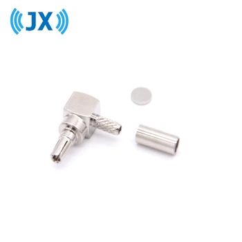 

JX 10pcs CRC9 Crimp Plug Right Angle connector for Huawei 3G USB Modem RF Switch Connector for RG316 RG174 cable free shipping