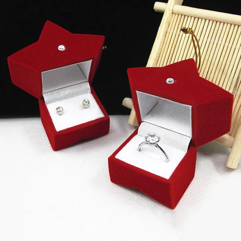 Personality And Creativity Of The Young Star Top Quality Woven Velvet Fashion Jewelry Necklace Jewelry Display Box For Gift