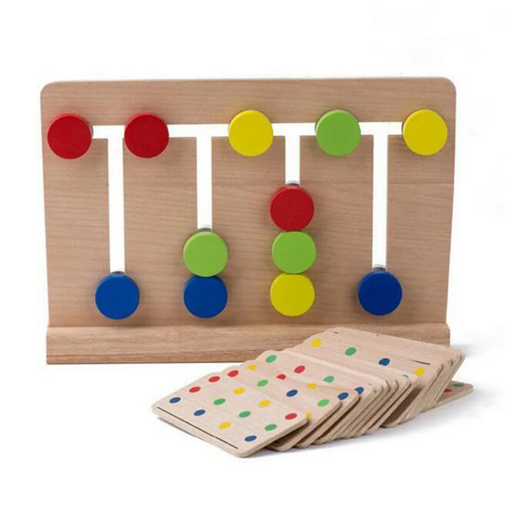 Montessori Material de Quatro Cores Jogos