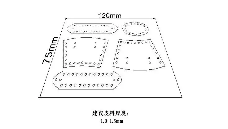 DIY leather craft Mini bag Small food basket Pendant sewing pattern pvc template leather sewing kit leather craft template sewing template